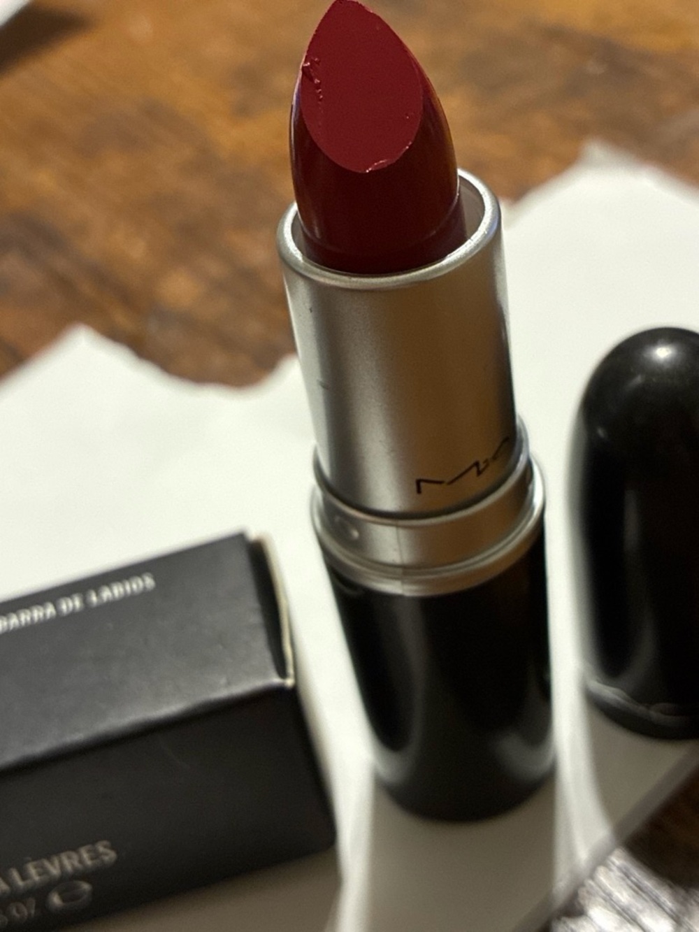MAC Cosmetics Matte Dark red Lipstick